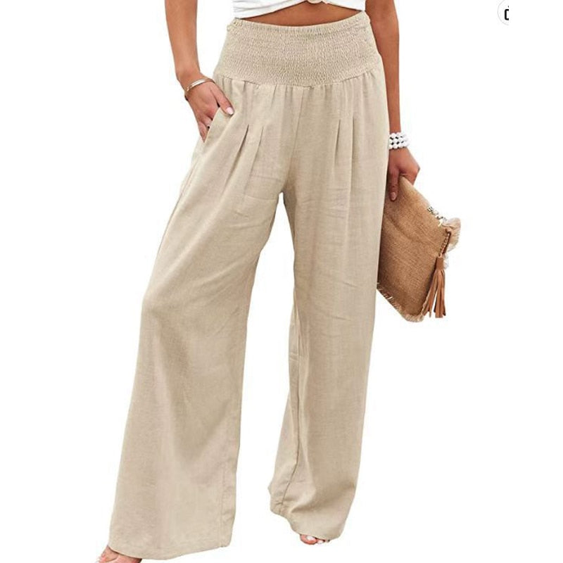 Boho Wide Leg Casual Pants - Top Boho