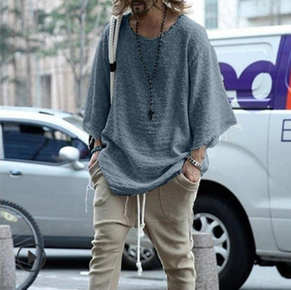 Boho Men Loose Shirt - Top Boho