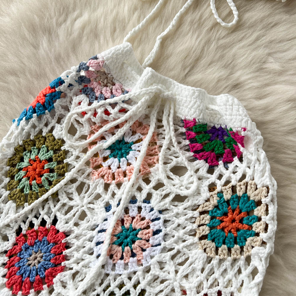 Boho Chic Crochet and Skirt Set - Top Boho