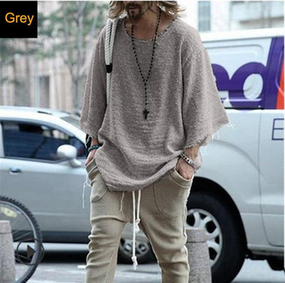 Boho Men Loose Shirt - Top Boho