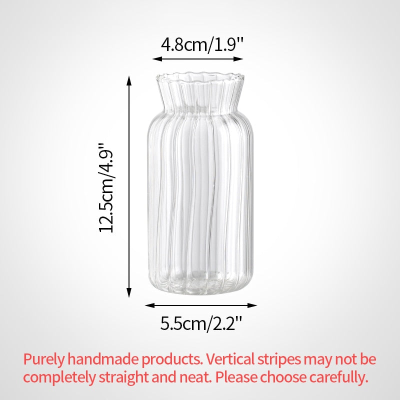 Transparent Glass Vases - Top Boho