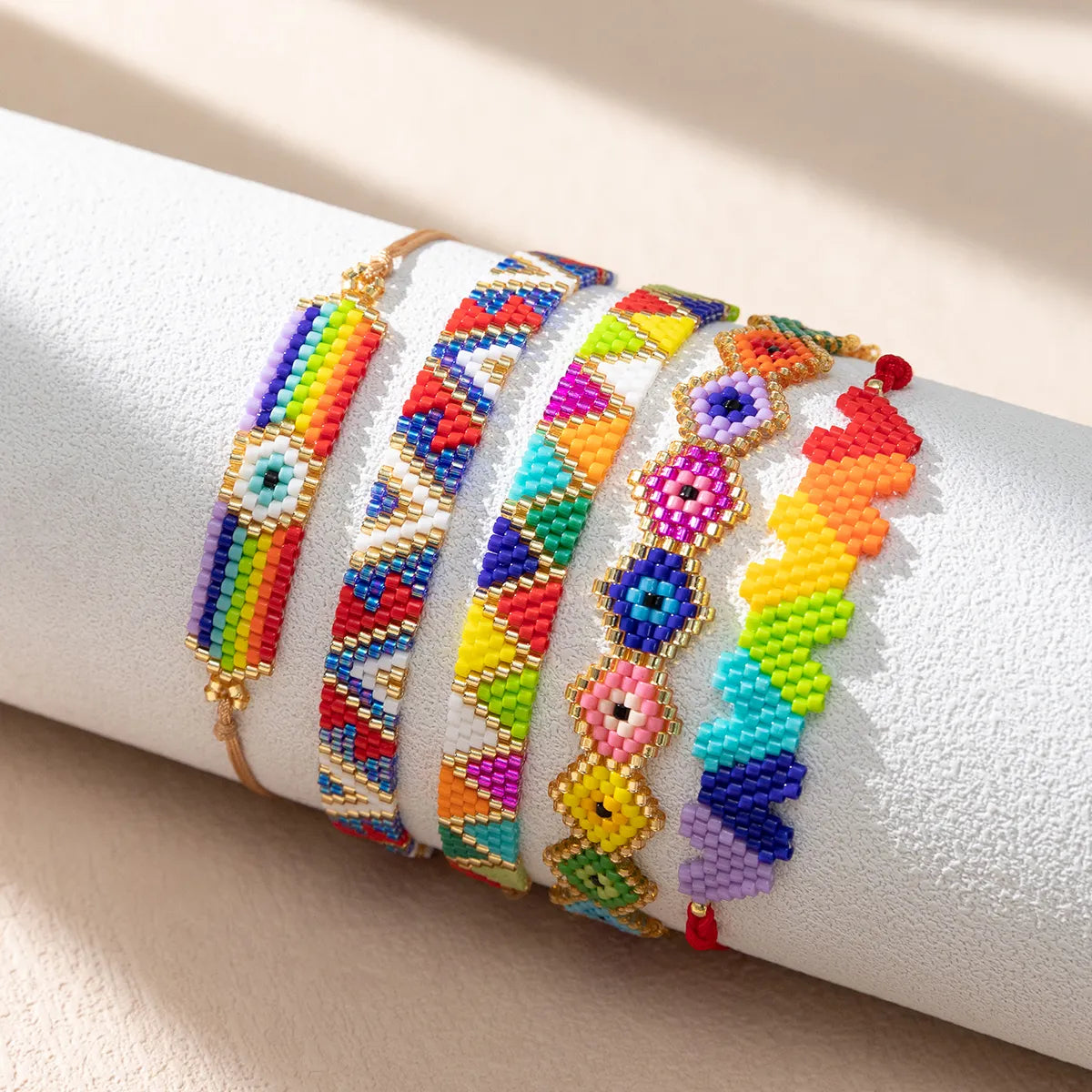 Bohemian Multicolor Beaded Bracelets - Top Boho