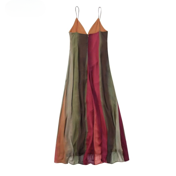 Boho Chic Multicolour Maxi Dress