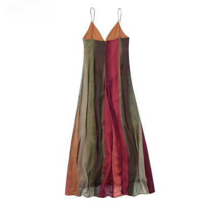 Boho Chic Multicolour Maxi Dress