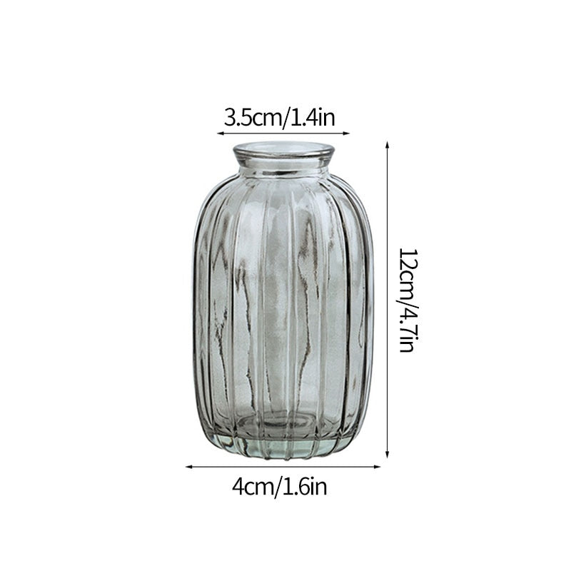 Transparent Glass Vases - Top Boho