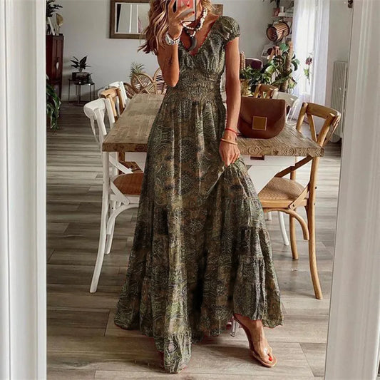 Bohemian Loose Swing Dress