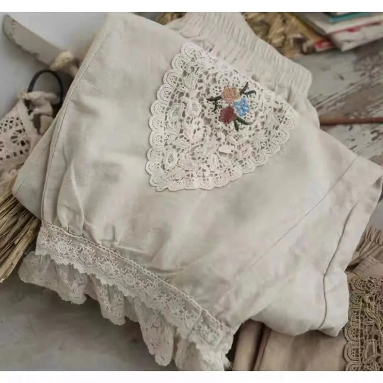 Boho Chic Embroidered Harem Pants - Top Boho