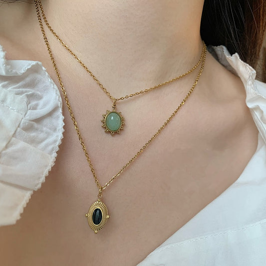 Vintage Water Drop Pendant Necklace - Top Boho