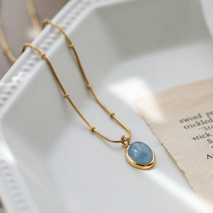 Vintage Water Drop Pendant Necklace