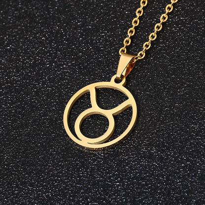 Stainless Steel Boho Star Sign Necklace