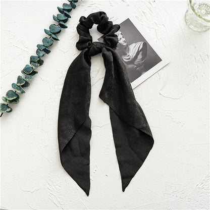 Boho Chic Ribbon Hair Scrunchies