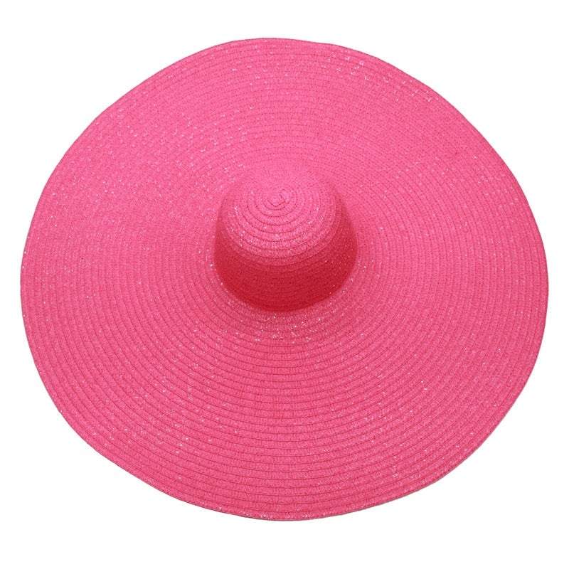 Foldable Women's Oversized Beach Hat - Top Boho