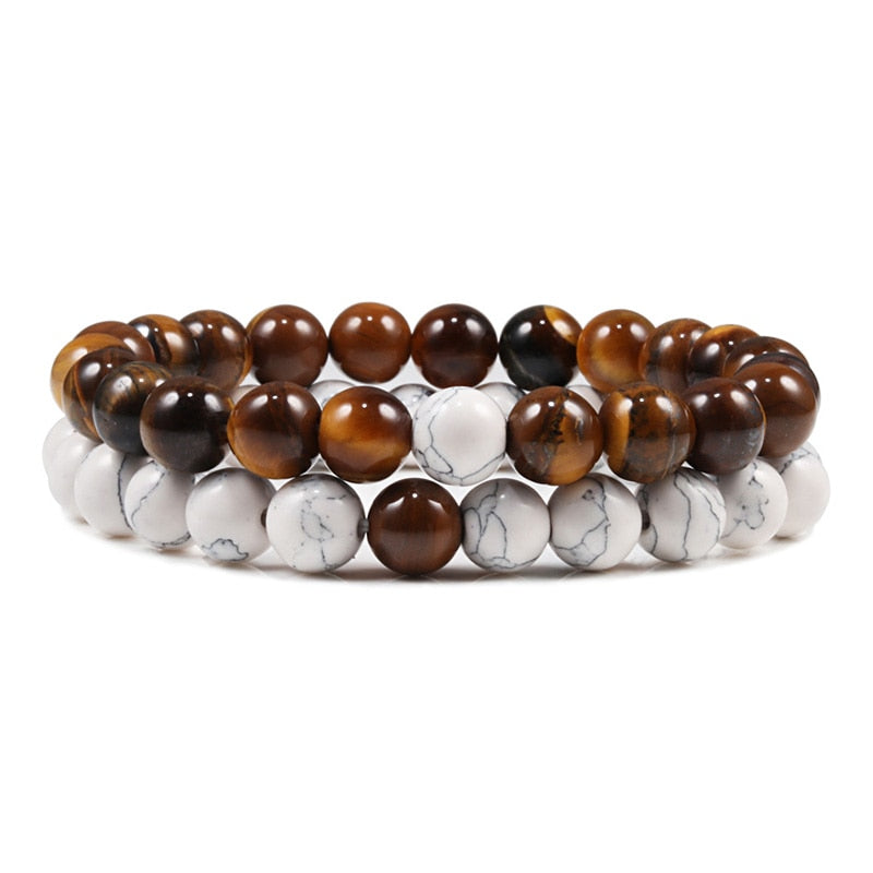 Boho Natural Lava Stone Beaded Bracelets - Top Boho
