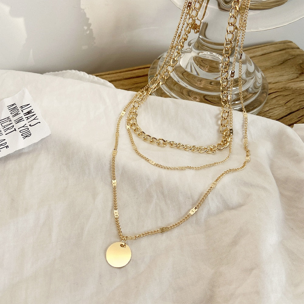 Boho Chic Layered Chain Necklace - Top Boho