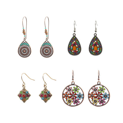 Vintage Boho Drop Earrings