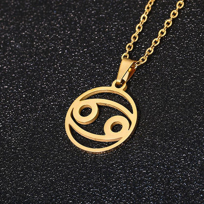Stainless Steel Boho Star Sign Necklace