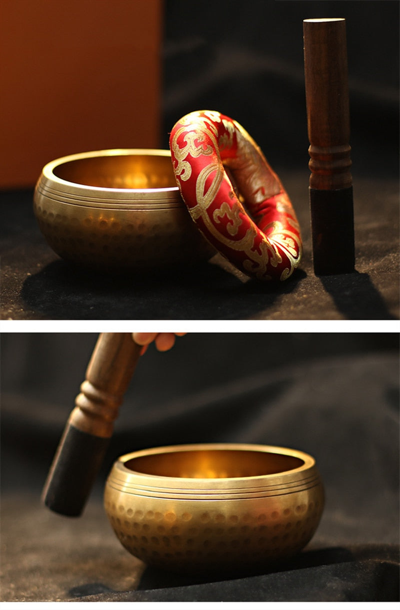 Tibetan Handmade Sound Bowl - Top Boho