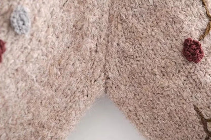 Boho Vintage Chic Knitted Sweater - Top Boho