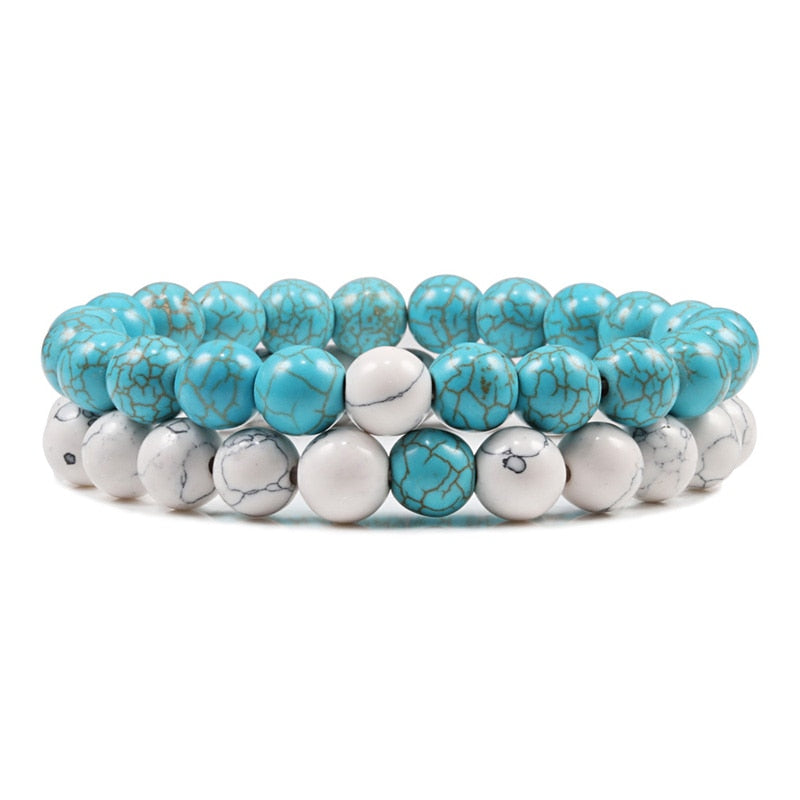 Boho Natural Lava Stone Beaded Bracelets - Top Boho