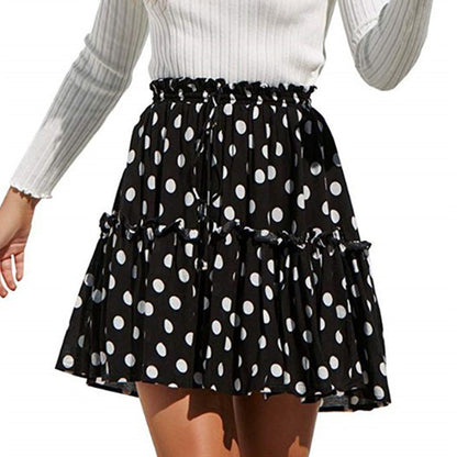 Boho Ruffled Pattern Short Skirts - Top Boho