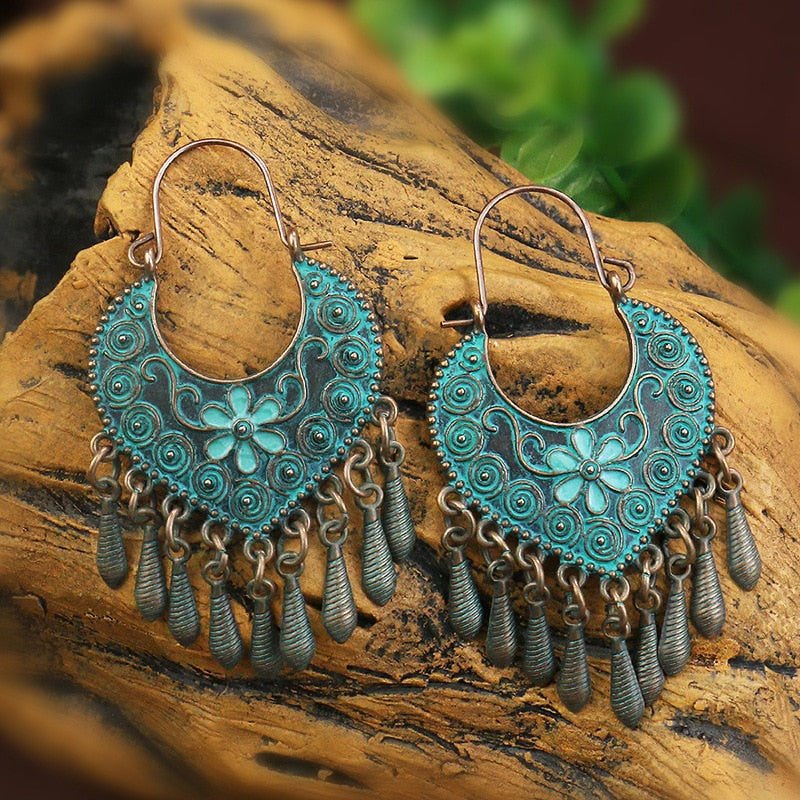 Ethnic Boho Tassel Earrings