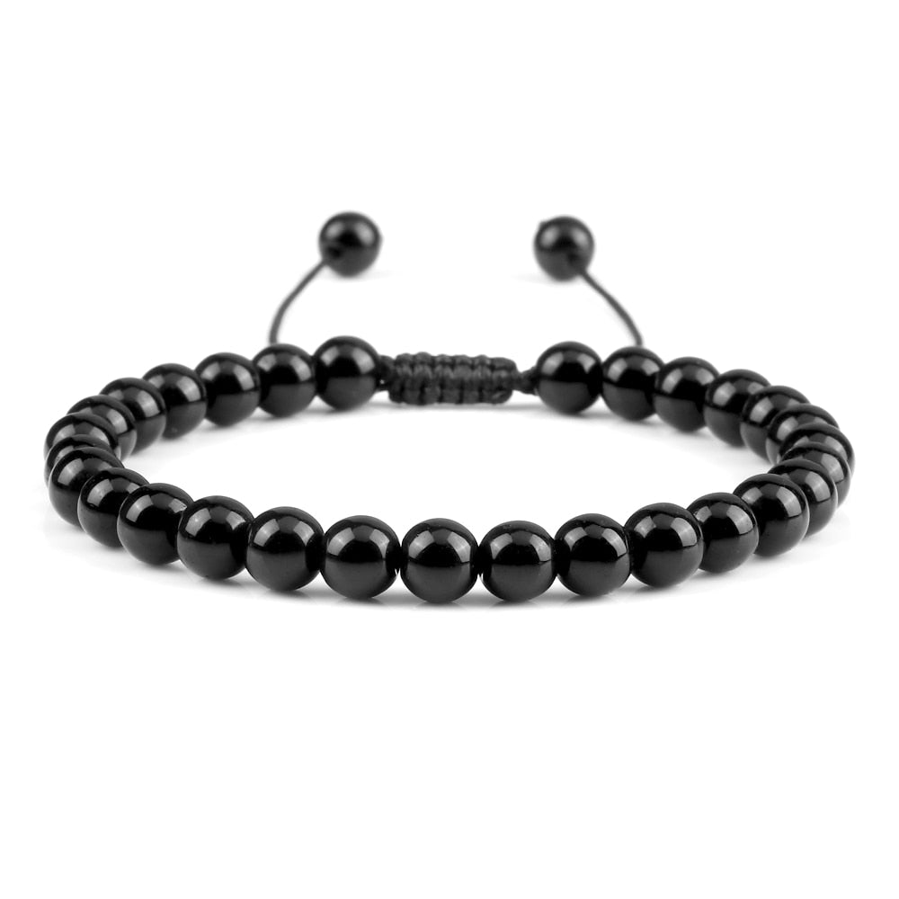 Handmade Natural Stone Beaded Bracelet - Top Boho