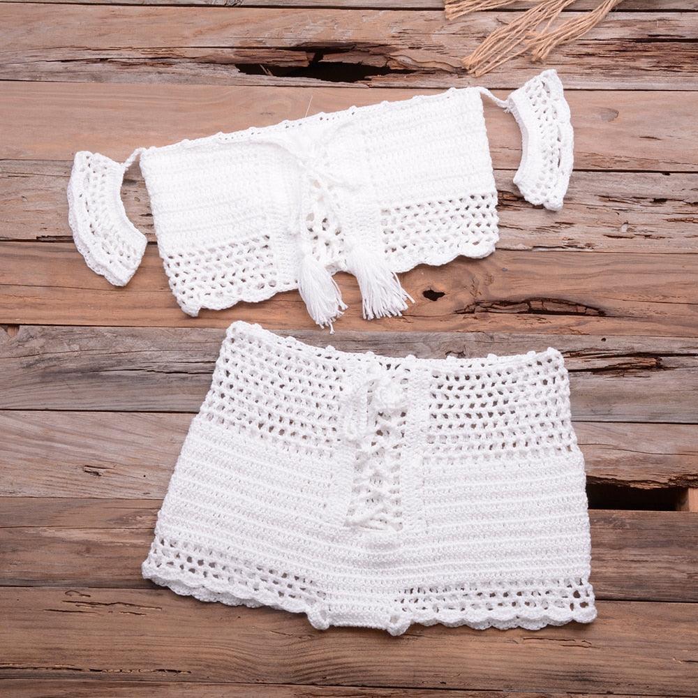 Crochet Boho Bikini Set - Top Boho