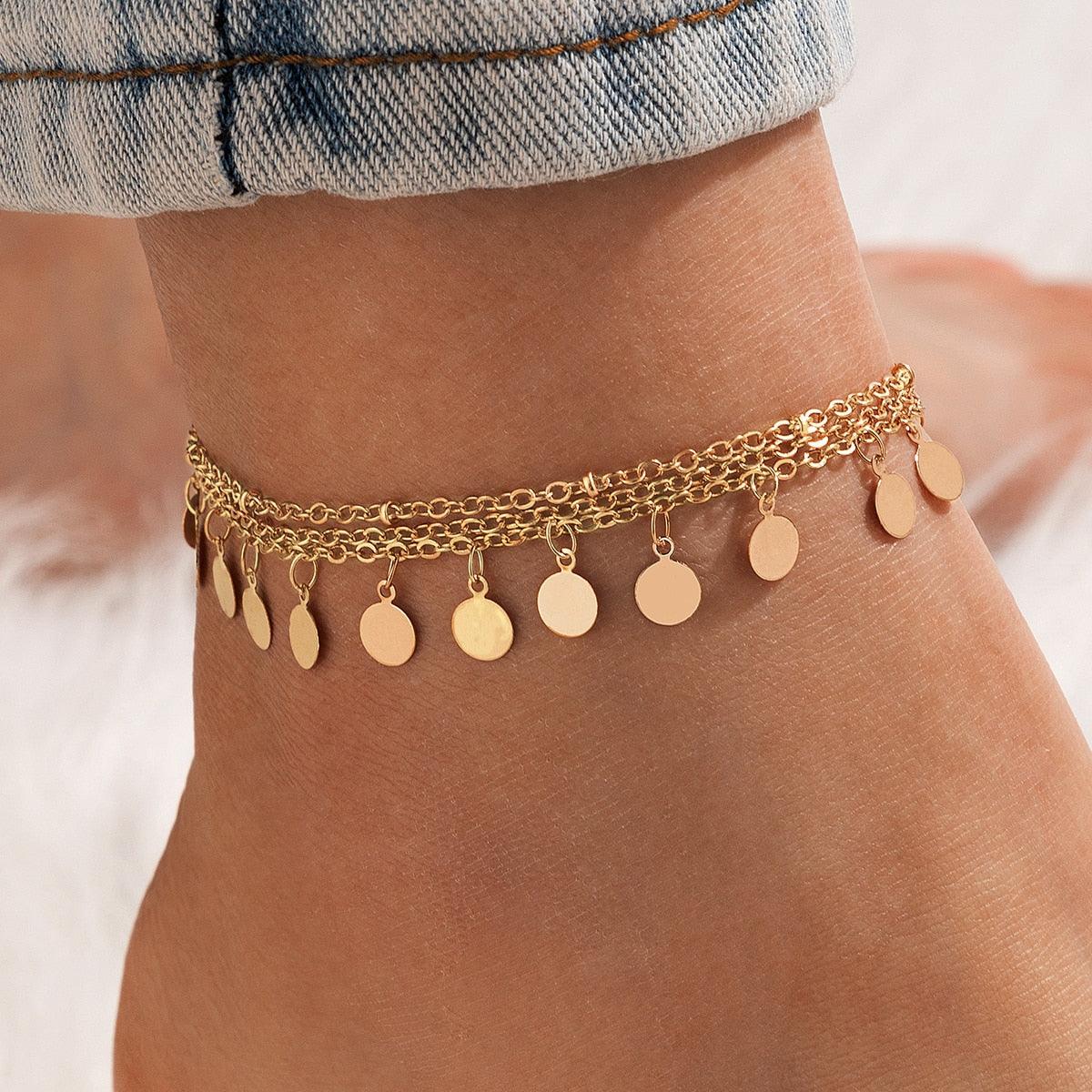 Bohemian Tassel Anklet - Top Boho