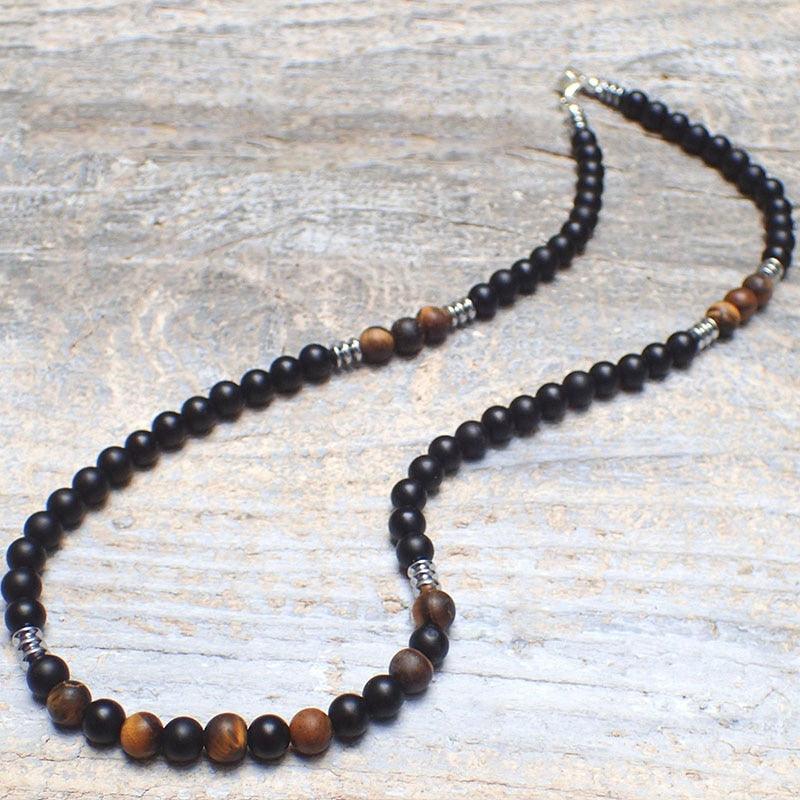 Boho Stone Beaded Necklace - Top Boho