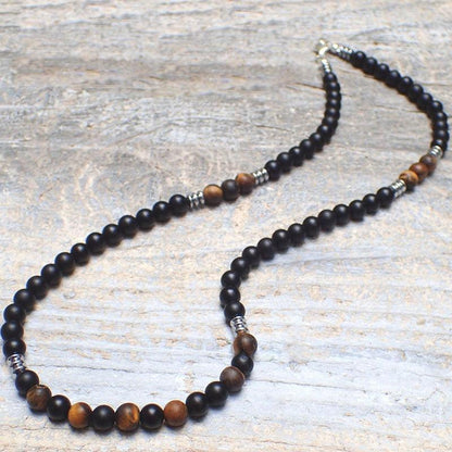 Boho Stone Beaded Necklace - Top Boho