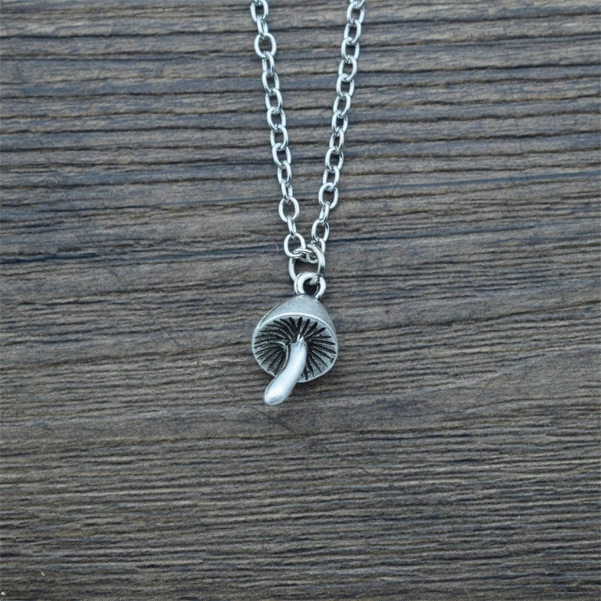 Mushroom Planet Pendant Necklace - Top Boho