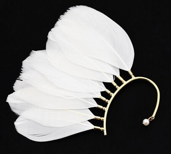 Boho Feather Ear Cuff - Top Boho