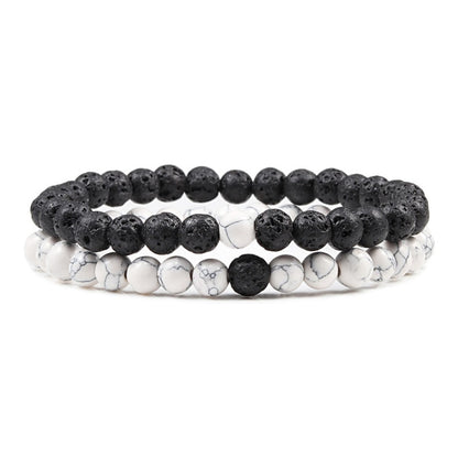 Boho Natural Lava Stone Beaded Bracelets - Top Boho