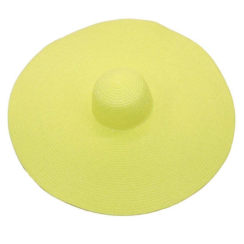 Foldable Women's Oversized Beach Hat - Top Boho