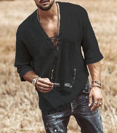 Boho Loose Linen Shirt - Top Boho