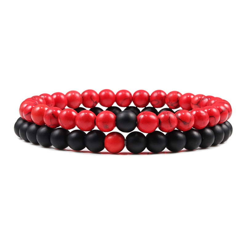 Boho Natural Lava Stone Beaded Bracelets - Top Boho