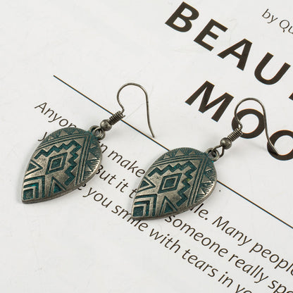 Ethnic Boho Water Drop Earrings