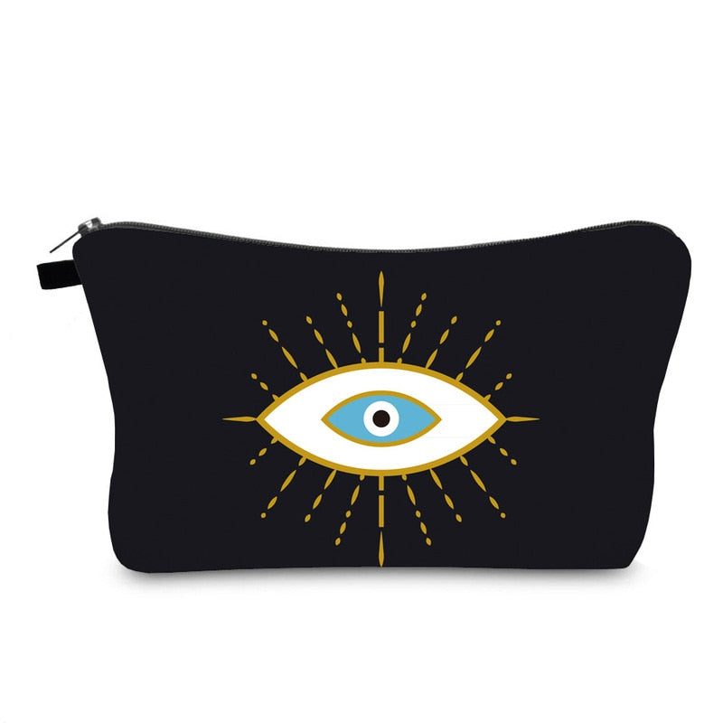Turkish Evil Eye Toiletry Bag - Top Boho