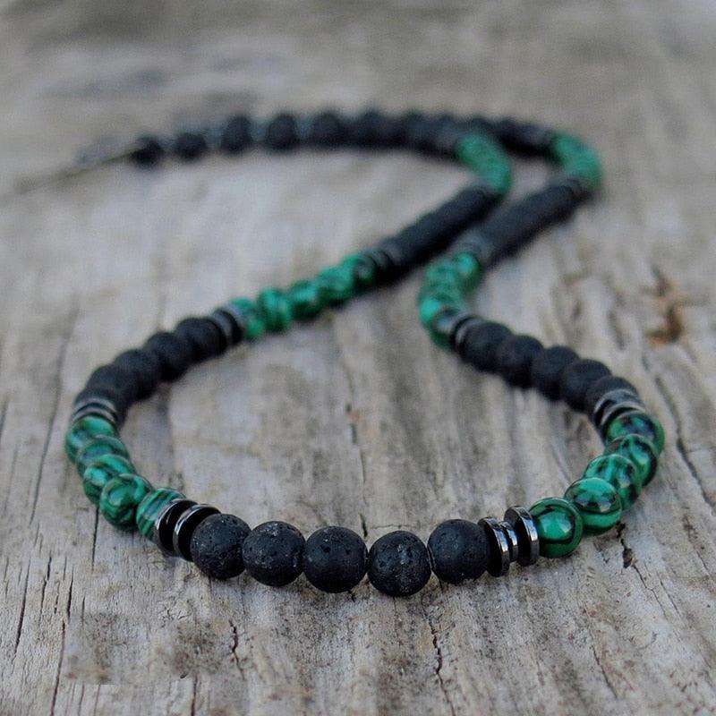 Boho Stone Beaded Necklace - Top Boho