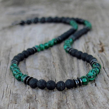 Boho Stone Beaded Necklace - Top Boho