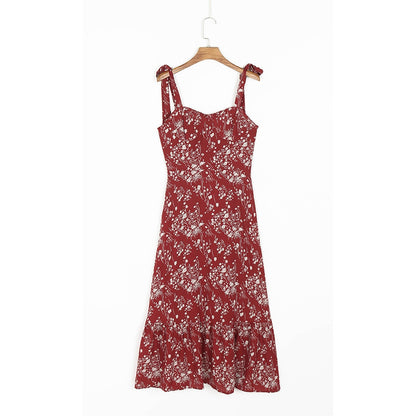 Elegant Floral Boho Maxi Dress - Top Boho