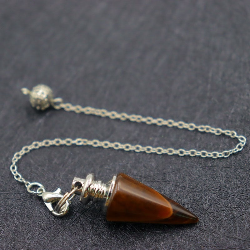 Natural Stones Pendulum Necklace - Top Boho