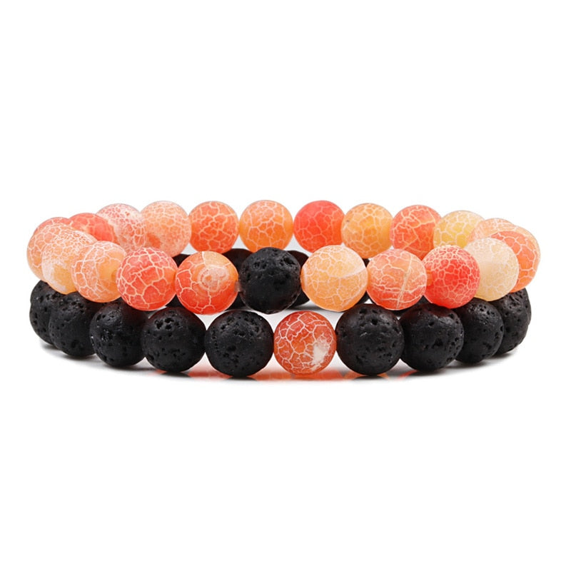 Boho Natural Lava Stone Beaded Bracelets - Top Boho