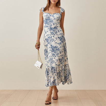 Elegant Floral Boho Maxi Dress - Top Boho