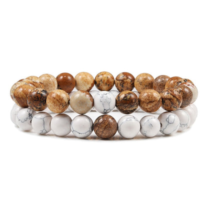 Boho Natural Lava Stone Beaded Bracelets - Top Boho