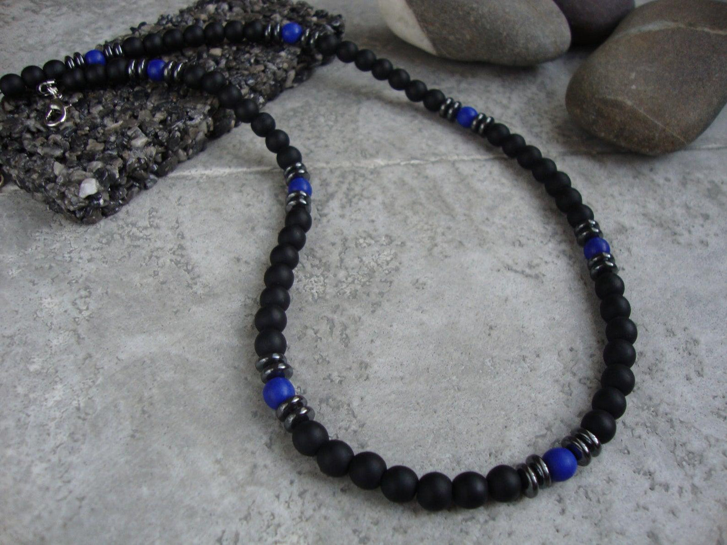 Boho Stone Beaded Necklace - Top Boho