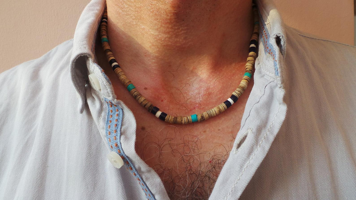 Boho Stone Beaded Necklace - Top Boho