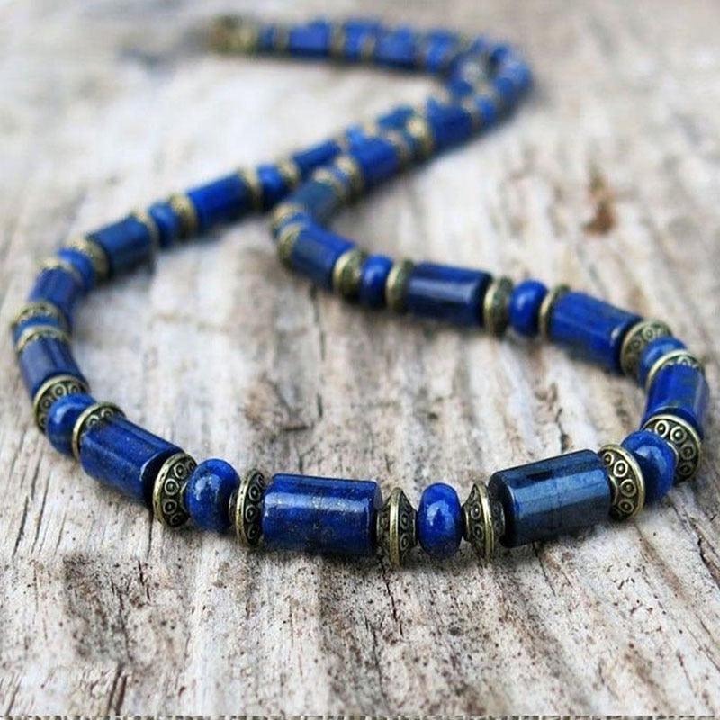 Boho Stone Beaded Necklace - Top Boho