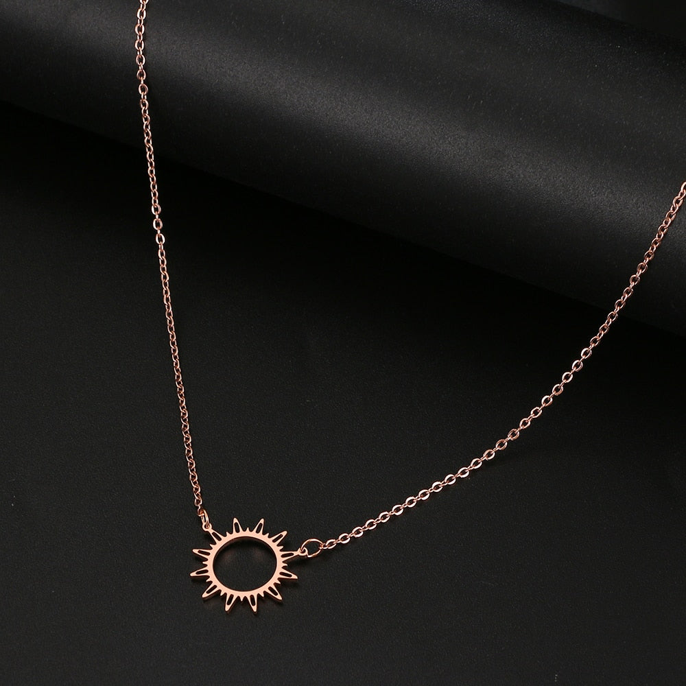 Boho Sun Hollow Out Pendant - Top Boho