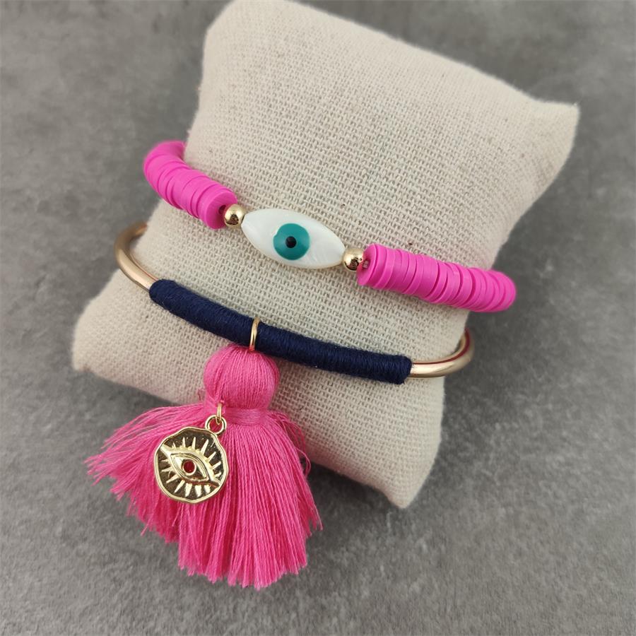 Boho Evil Eye with Tassel Bracelets - Top Boho